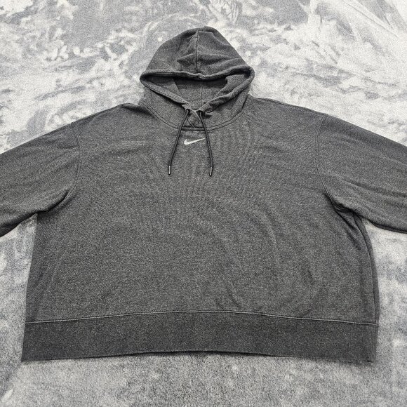 nike Bluza NSW Sportswear Essentials Fleece Hoodie Womens 1X Swoosh dm3289-010 - Picture 1 of 12